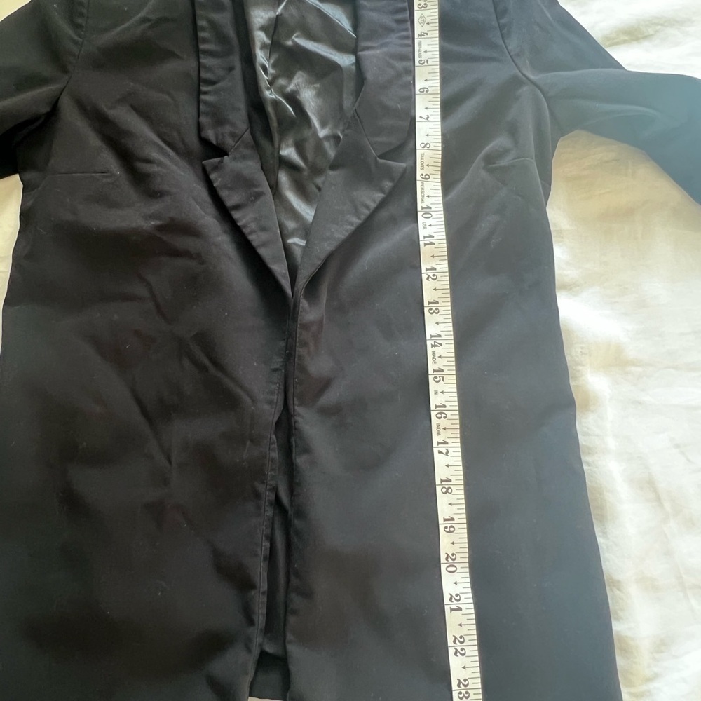 Silence + Noise Relaxed Open Front 3/4 Sleeves Blazer - Picture 7 of 7